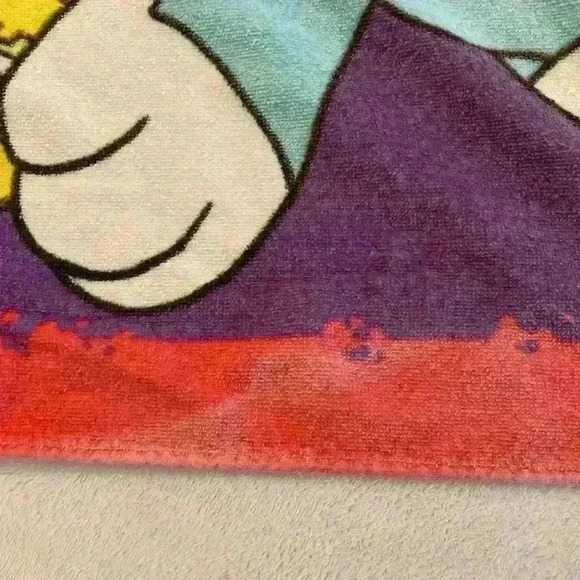 Vintage 1991 Tiny Toon Adventures Beach Towel Featuring Buster & Babs Bunny - Picture 16 of 16